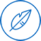 Icono azul circular tachado que muestra una mano con irritación, indicando protección contra el picor y sensibilidad cutánea.